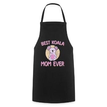 The Best Koala Mama Ever Love - Cooking Apron - black - Front - AI Model Male 185 dark (185cm)
