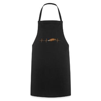 Battement de cœur de l’ornithorynque - Tablier de cuisine - noir - Devant - AI Model Male 185 dark (185cm)