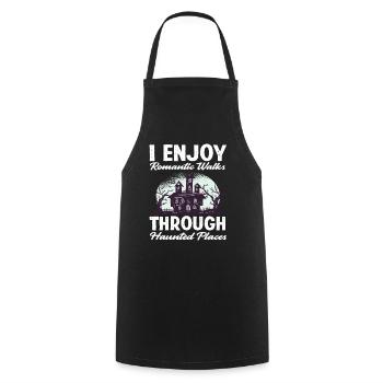 Lieux perdus Chasseurs de fantômes - Tablier de cuisine - noir - Devant - AI Model Male 185 dark (185cm)