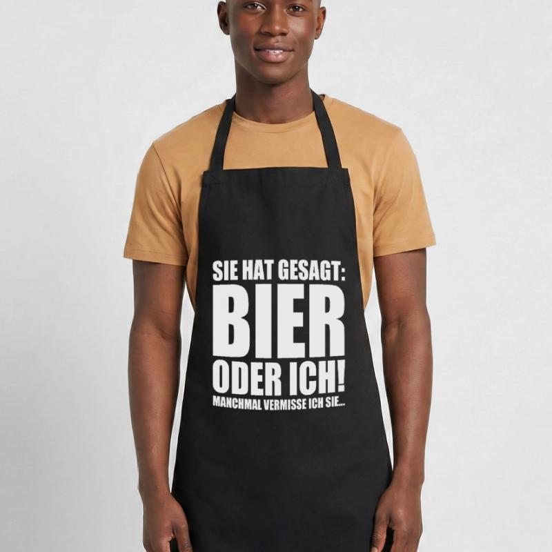 Sie Hat Gesagt Bier Oder Ich Biertrinker Saufshirt Kochschürze