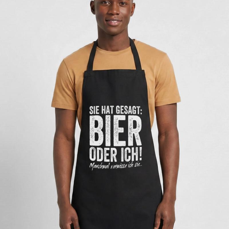 Sie Hat Gesagt Bier Oder Ich Biertrinker Saufshirt Kochschürze