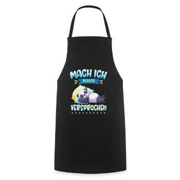 Mach Ich Morgen Versprochen Faul Müde Schlafen Pan - Kochschürze - Schwarz - Vorne - AI Model Male 185 dark (185cm)
