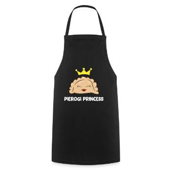Pierogi Princess Mädchen Frauen Polnisch Pierogi - Kochschürze - Schwarz - Vorne - AI Model Male 185 dark (185cm)