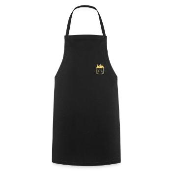 Halloween Ghosts - Funny Halloween Ghosts - Cooking Apron - black - Front - AI Model Male 185 dark (185cm)
