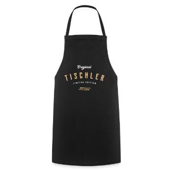 Tischler Limited Edition Lustiges Tischlerei - Kochschürze - Schwarz - Vorne - AI Model Male 185 dark (185cm)