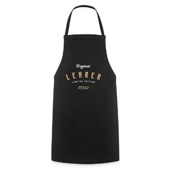 Lehrer Limited Edition Lustiges Klassenlehrer - Kochschürze - Schwarz - Vorne - AI Model Male 185 dark (185cm)