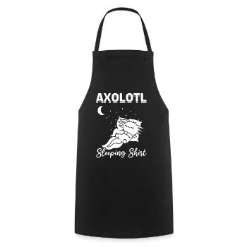 Axolotl Chemise de couchage Axolotl Kawaii Axolotl - Tablier de cuisine - noir - Devant - AI Model Male 185 dark (185cm)