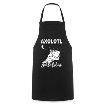 Axolotl Schlafshirt Axolotl Lover Cute Axolotl - Kochschürze - Schwarz - Vorne - AI Model Male 185 dark (185cm)