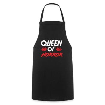 Horror Movies Queen Halloween - Cooking Apron - black - Front - AI Model Male 185 dark (185cm)