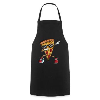 Pizza Maker Food Cook Cooking Favorite Dish Dab - Cooking Apron - black - Front - AI Model Male 185 dark (185cm)