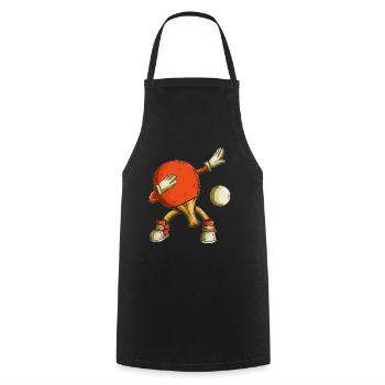 Tennis Table Tennis Sports Outfit Kids Dabbing - Cooking Apron - black - Front - AI Model Male 185 dark (185cm)