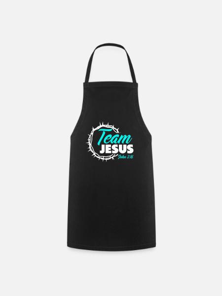 Équipe Jésus - Tablier de cuisine - noir
