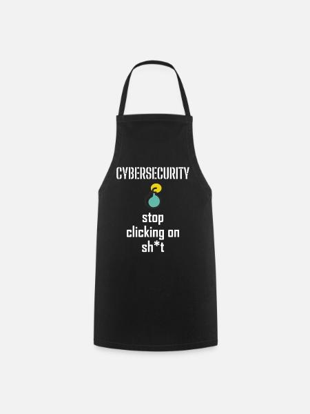 Cybersecurity - IT Security Computer Scientists - Cooking Apron - black