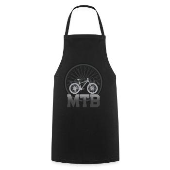 Enduro VTT VTT Équitation - Tablier de cuisine - noir - Devant - AI Model Male 185 dark (185cm)