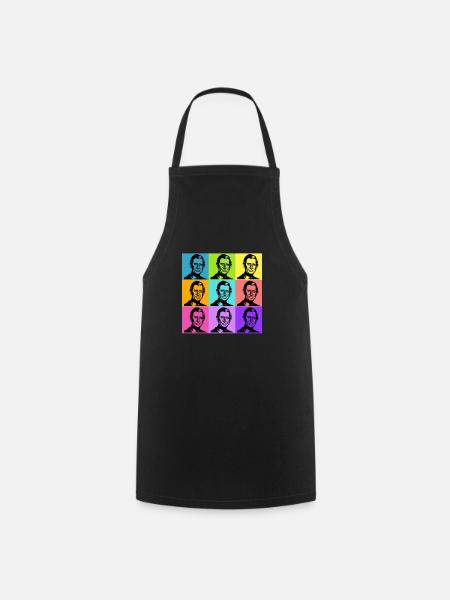 King Charles Colours - Cooking Apron - black