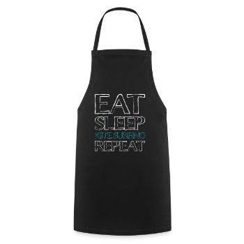 Nourriture Sleep Kiting - Tablier de cuisine - noir - Devant - AI Model Male 185 dark (185cm)