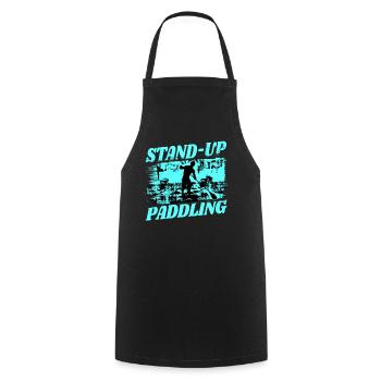 SUP paddle paddle Stand Up Paddle Surf - Tablier de cuisine - noir - Devant - AI Model Male 185 dark (185cm)