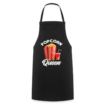 Film Popcorn Lover - Tablier de cuisine - noir - Devant - AI Model Male 185 dark (185cm)