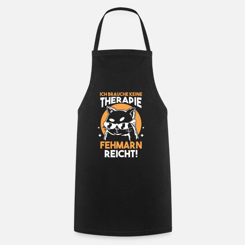 Ostsee Fehmarn - Kochschürze - Schwarz