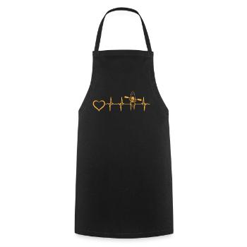 Canoeing Kayak Heartbeat Lake Kayak White Water Ka - Cooking Apron - black - Front - AI Model Male 185 dark (185cm)