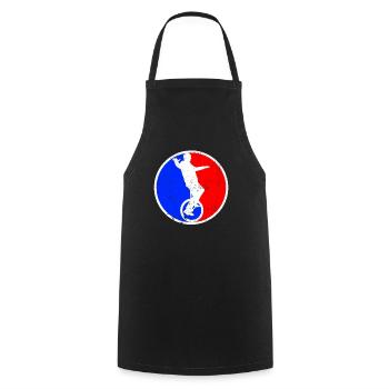 Unicycle Logo - Cooking Apron - black - Front - AI Model Male 185 dark (185cm)