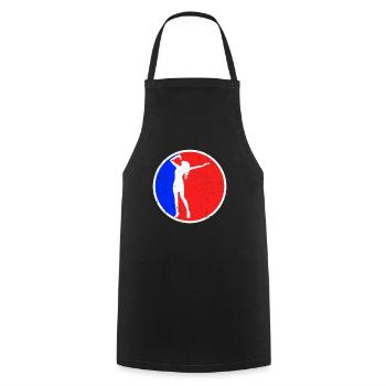 Singing Logo - Cooking Apron - black - Front - AI Model Male 185 dark (185cm)