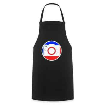 Photography Logo - Cooking Apron - black - Front - AI Model Male 185 dark (185cm)