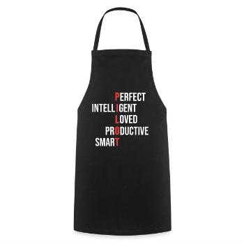 Pilot Airplane Captain Aviation Gift - Cooking Apron - black - Front - AI Model Male 185 dark (185cm)