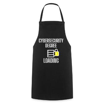 Cybersecurity - IT-Sicherheit Informatiker - Kochschürze - Schwarz - Vorne - AI Model Male 185 dark (185cm)