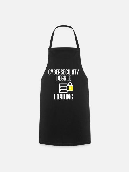 Cybersecurity - IT-Sicherheit Informatiker - Kochschürze - Schwarz
