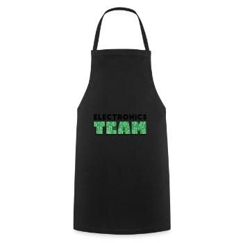 Programmeur - électronique TEAM - Tablier de cuisine - noir - Devant - AI Model Male 185 dark (185cm)