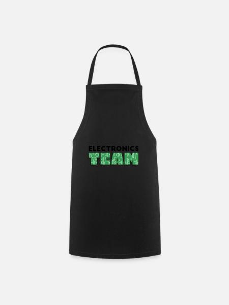 Programmer - electronics TEAM - Cooking Apron - black