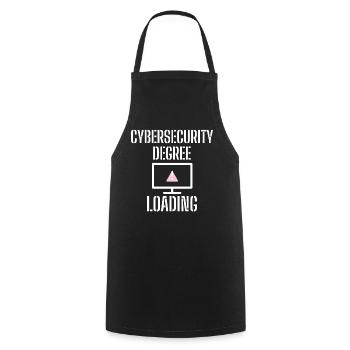 Cybersecurity - IT-Sicherheit Informatiker - Kochschürze - Schwarz - Vorne - AI Model Male 185 dark (185cm)