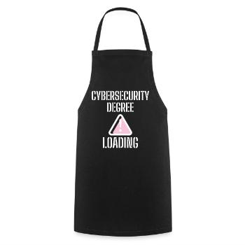 Cybersecurity - IT-Sicherheit Informatiker - Kochschürze - Schwarz - Vorne - AI Model Male 185 dark (185cm)