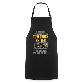 If you think that you - Cooking Apron - black - Front - AI Model Male 185 dark (185cm)