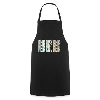 Le BMX - Tablier de cuisine - noir - Devant - AI Model Male 185 dark (185cm)