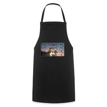 alpinisme - Tablier de cuisine - noir - Devant - AI Model Male 185 dark (185cm)