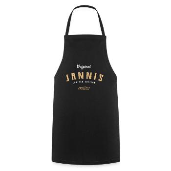 Jannis Limited Edition - Kochschürze - Schwarz - Vorne - AI Model Male 185 dark (185cm)