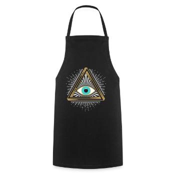 Egypte Antique Souvenir Egyptien Historique Egyptien - Tablier de cuisine - noir - Devant - AI Model Male 185 dark (185cm)