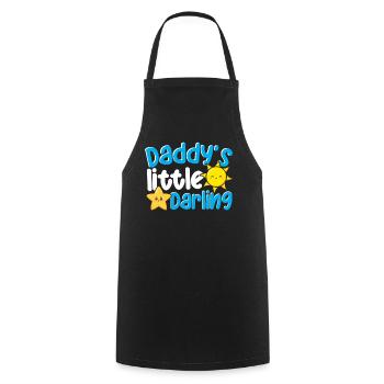 Daddy's Little Darling Cute Kiddie Sun Star Kid - Kochschürze - Schwarz - Vorne - AI Model Male 185 dark (185cm)