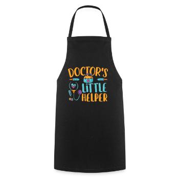 Doctor's Little Helper Kiddie Health Kit Kid - Kochschürze - Schwarz - Vorne - AI Model Male 185 dark (185cm)