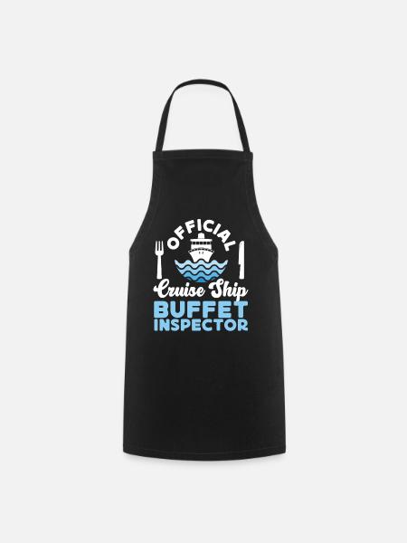 Cruise Ship Vacation Official - Cooking Apron - black