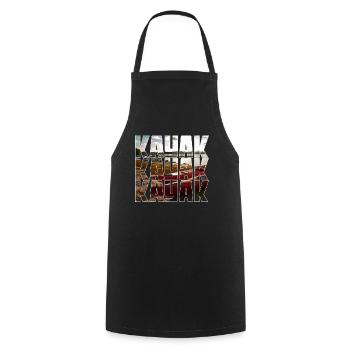 KAYAK - Cooking Apron - black - Front - AI Model Male 185 dark (185cm)