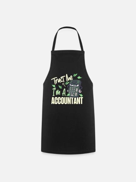 Accountant Bookkeeper Accounting - Kochschürze - Schwarz