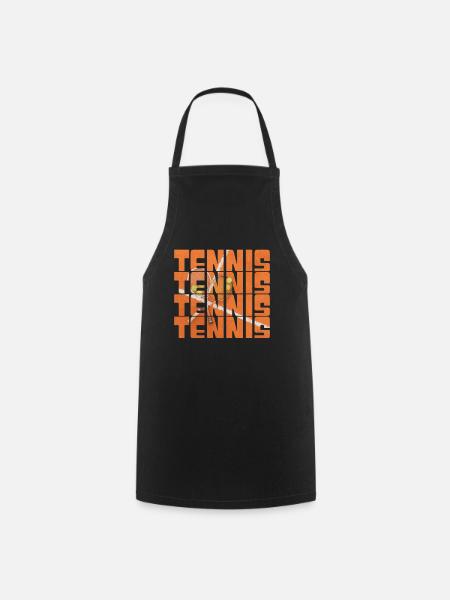 Tennis - Förkläde - svart
