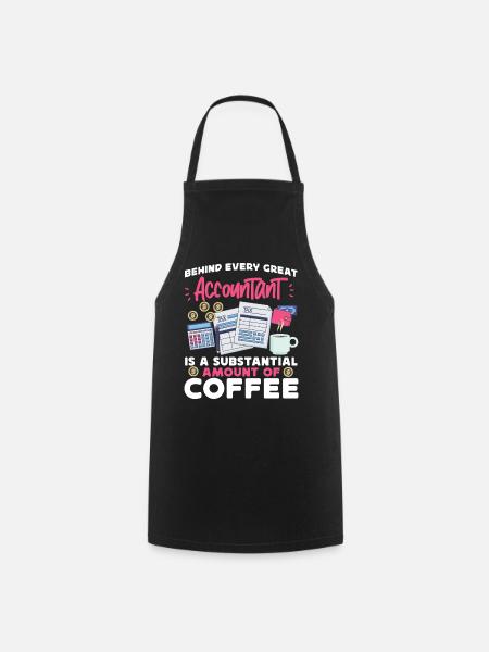 Comptable Comptable Comptable - Tablier de cuisine - noir