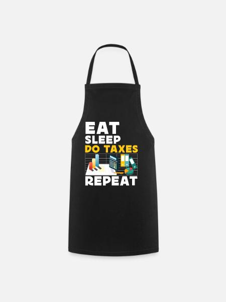 Comptable Comptable Comptable - Tablier de cuisine - noir