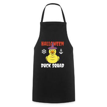 Halloween Rubber Duck Squad Hunting Hunter Cruise Sc - Tablier de cuisine - noir - Devant - AI Model Male 185 dark (185cm)