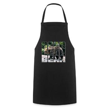 Bear - Cooking Apron - black - Front - AI Model Male 185 dark (185cm)