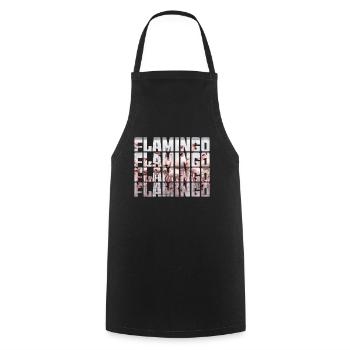 Flamant - Tablier de cuisine - noir - Devant - AI Model Male 185 dark (185cm)
